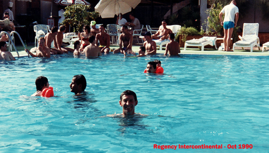 Bahrain Hotel pool (Bloody Yanks get everywhere)